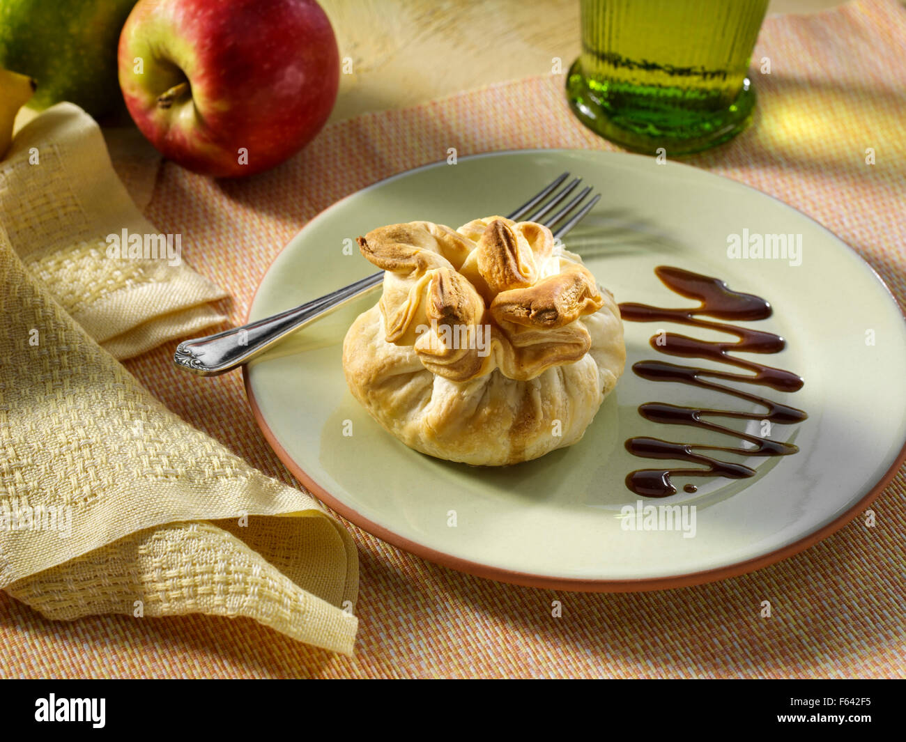 Personal torta di mele Foto Stock