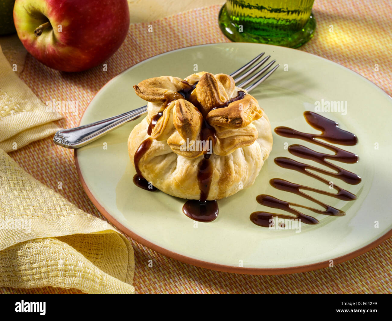 Personal torta di mele Foto Stock