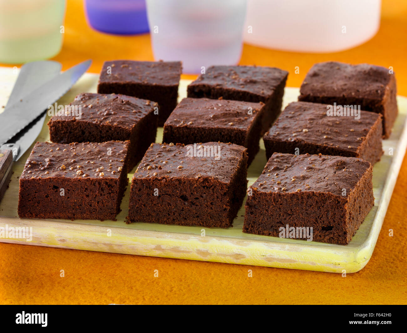 Brownie senza sforzo Foto Stock