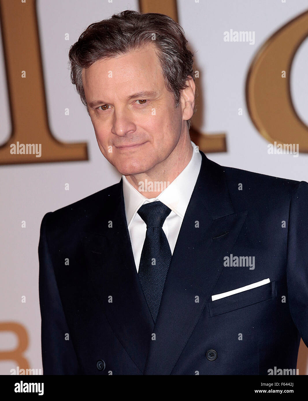 Jan 14, 2015 - Londra, Inghilterra, Regno Unito - Colin Firth frequentando Kingsman: il servizio segreto Premiere Mondiale, Odeon Leicester Square Foto Stock