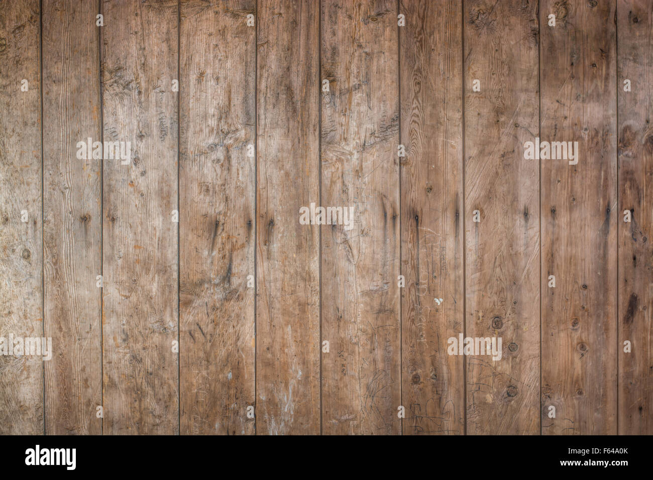 Legno marrone scuro plank parete sfondo texture Foto Stock