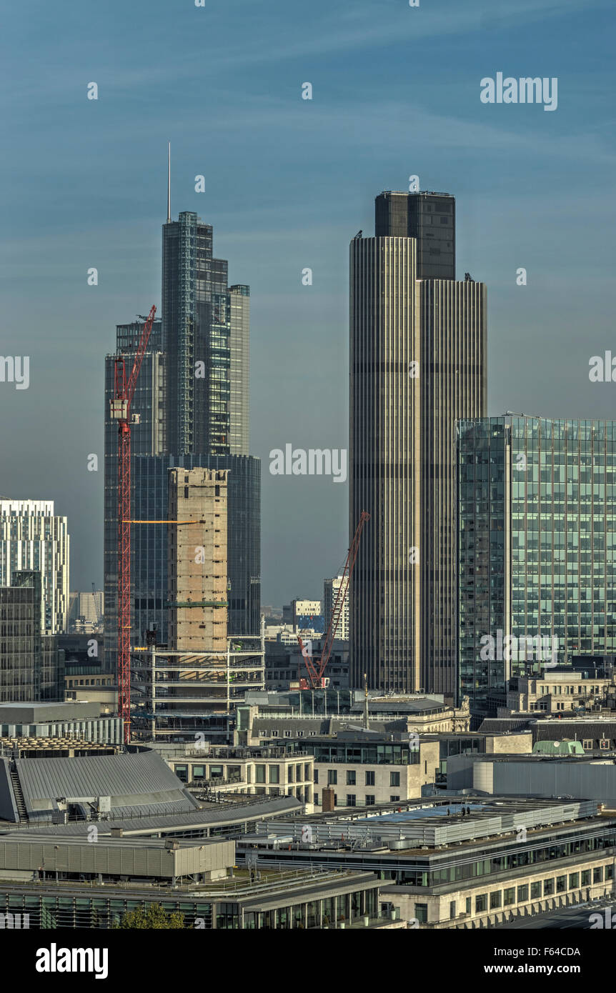 Edifici alti in city of London Tower 42 Foto Stock