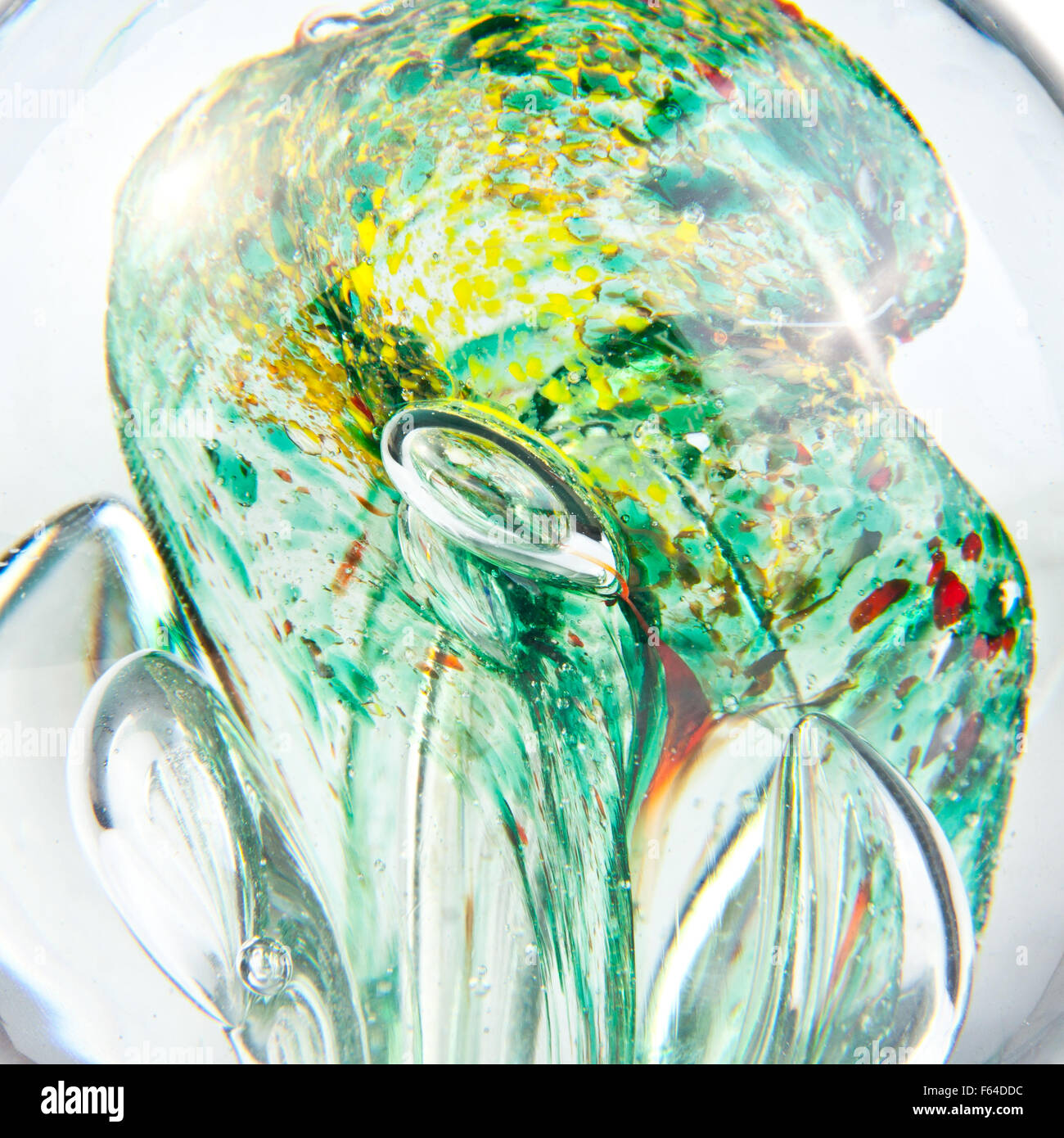 Vetro liquido sfondo astratto o texture Foto Stock