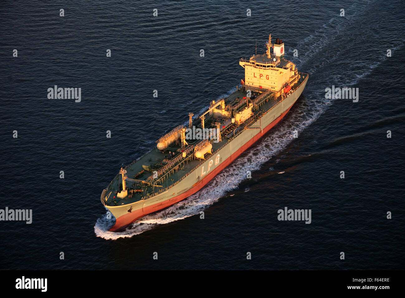 Il Gpl nave a vela al San Francisco Bay vista aerea Foto Stock
