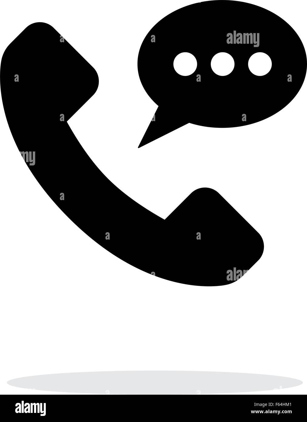 Messaggio audio semplice icona sullo sfondo bianco. Illustrazione Vettoriale