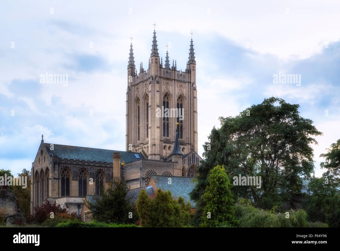St Edmundsbury Cathedral, Bury St Edmunds, Suffolk, Inghilterra, Regno Unito Foto Stock