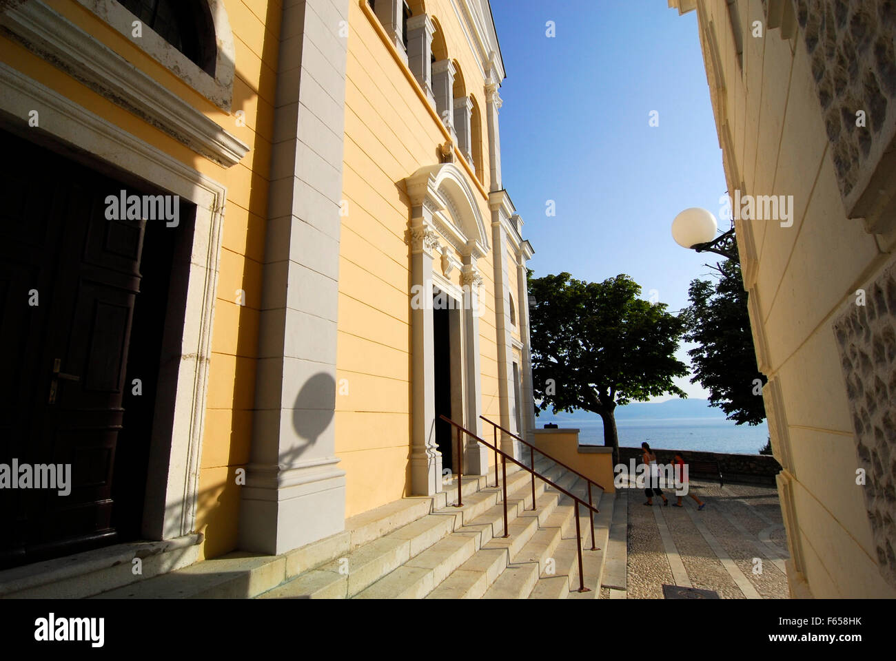 Chiesa cattedrale, Novi Vinodolski, Croazia Foto Stock