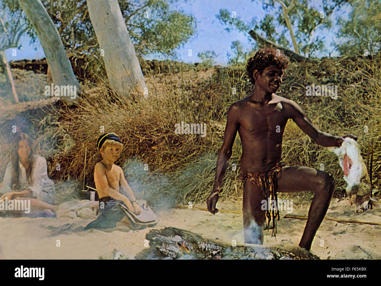 Aborigeno di Anno : 1971 UK / Australia Direttore : Nicolas Roeg David Gulpilil, Luc Roeg, Jenny Agutter Foto Stock