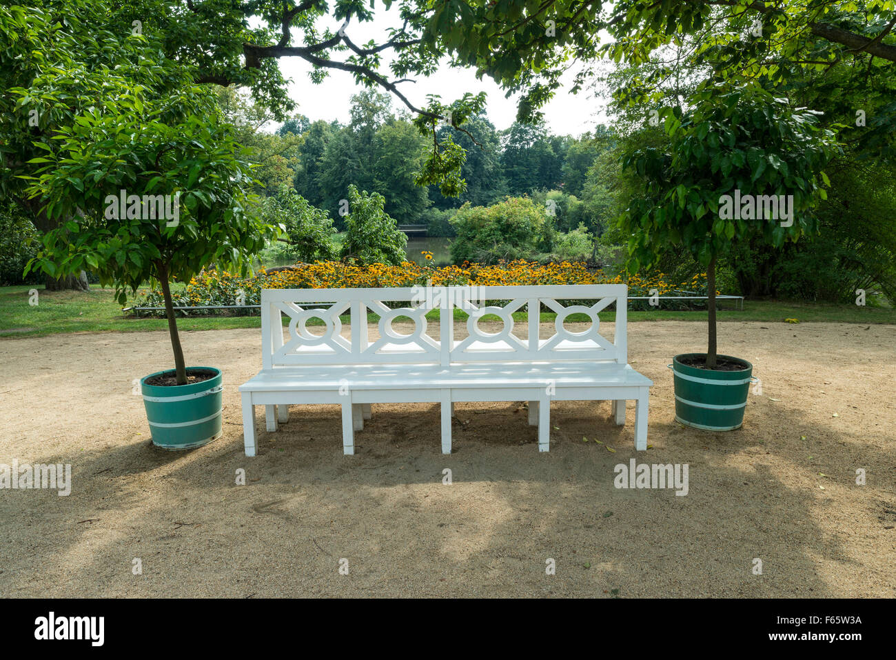 Muskau Park, Lubusz voivodato, Polonia Foto Stock