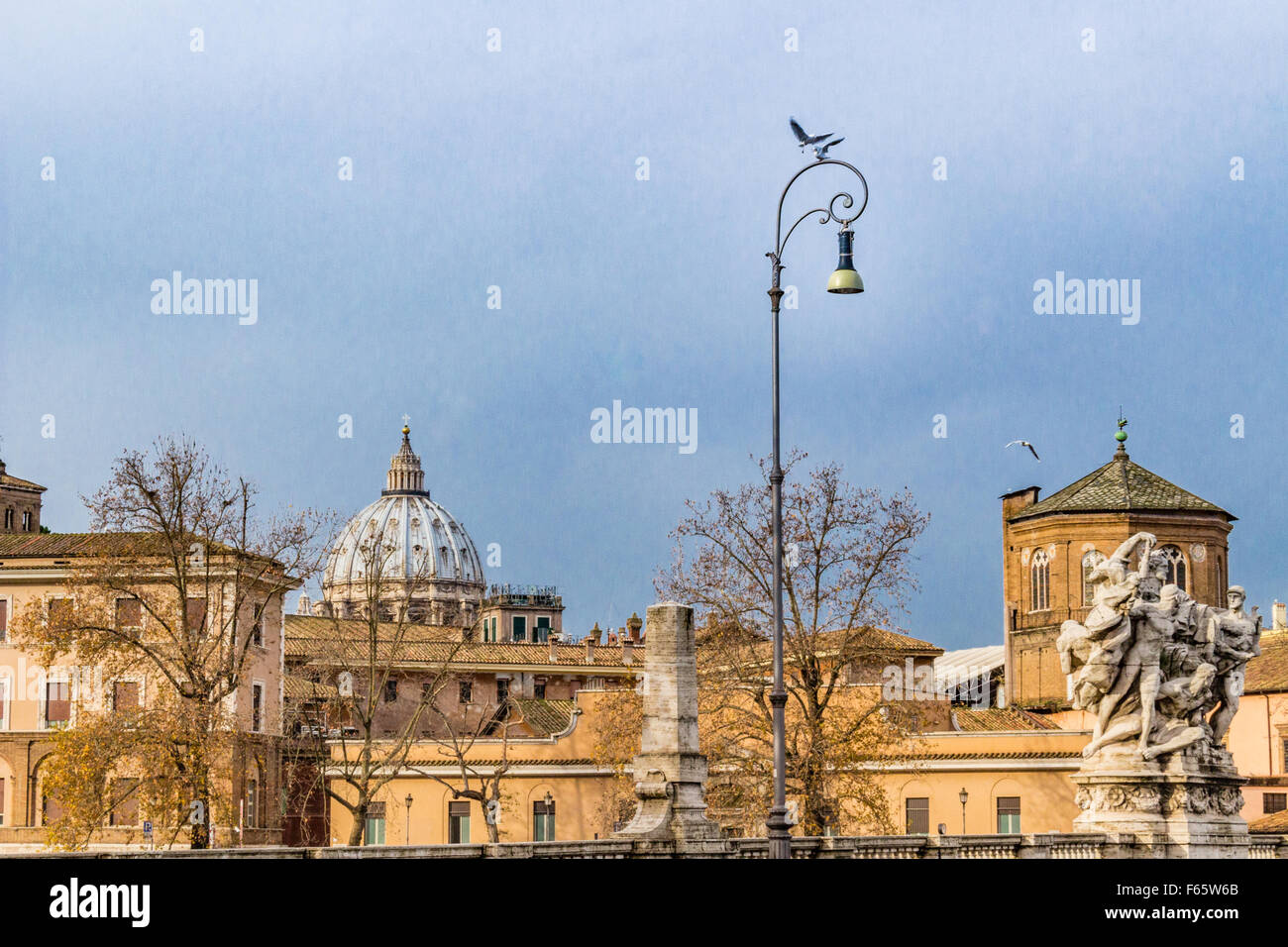 Roma città eterna, architettoniche, antichi monumenti ed edifici storici Foto Stock