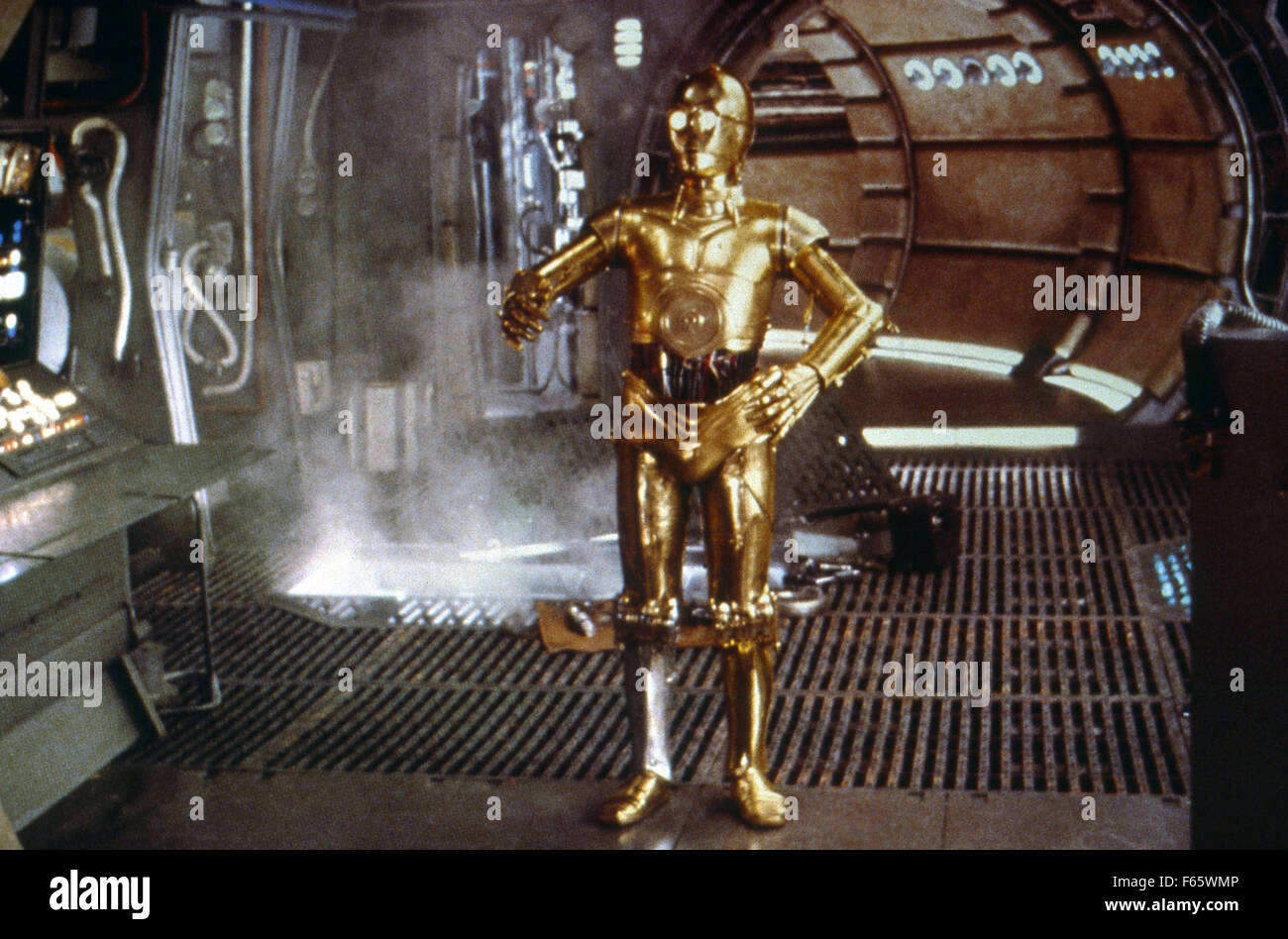 Star Wars: Episodio V - l'impero colpisce ancora Anno : 1980 USA Direttore : Irvin Kershner Anthony Daniels Foto Stock