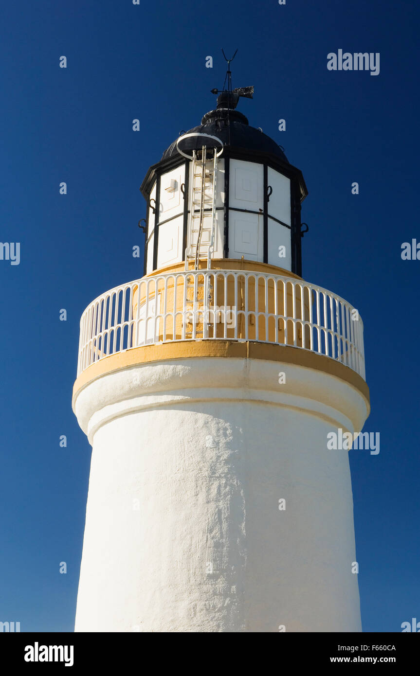 Faro di Cromarty nel villaggio di Cromarty sul Black Isle, Ross-shire, Scozia. Foto Stock