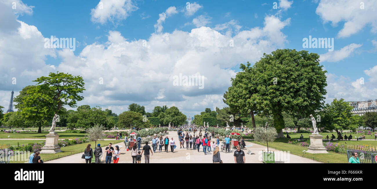 Jardin des Tuileries, Parigi, Ile-de-France, Francia Foto Stock