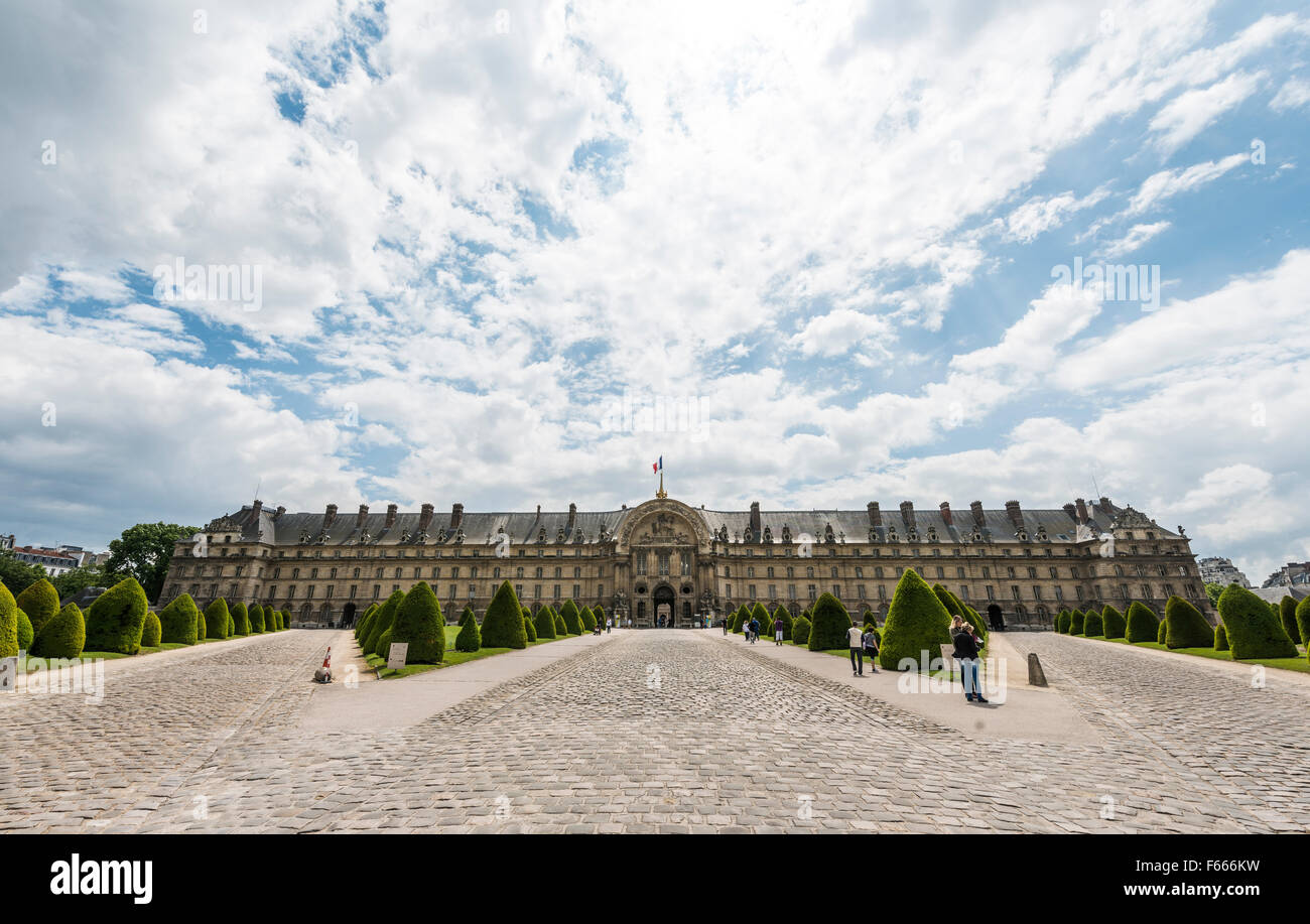 L'Hôtel national des Invalides, complesso museale, Parigi, Ile-de-France, Francia Foto Stock