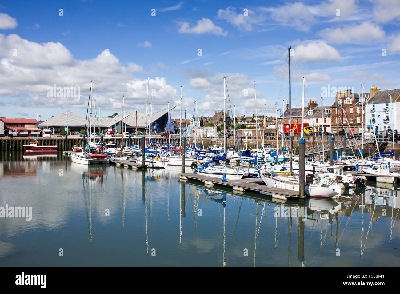 Marina di Arbroath Foto Stock