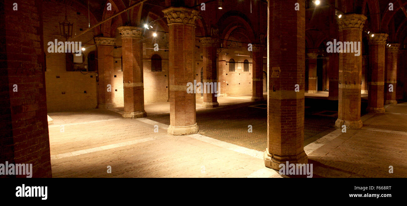 Palazzo Ducale Sena, Italia Foto Stock