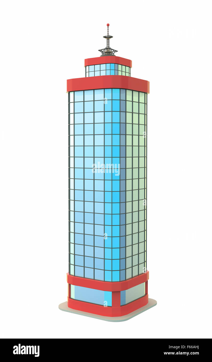 Grattacielo blu Foto Stock