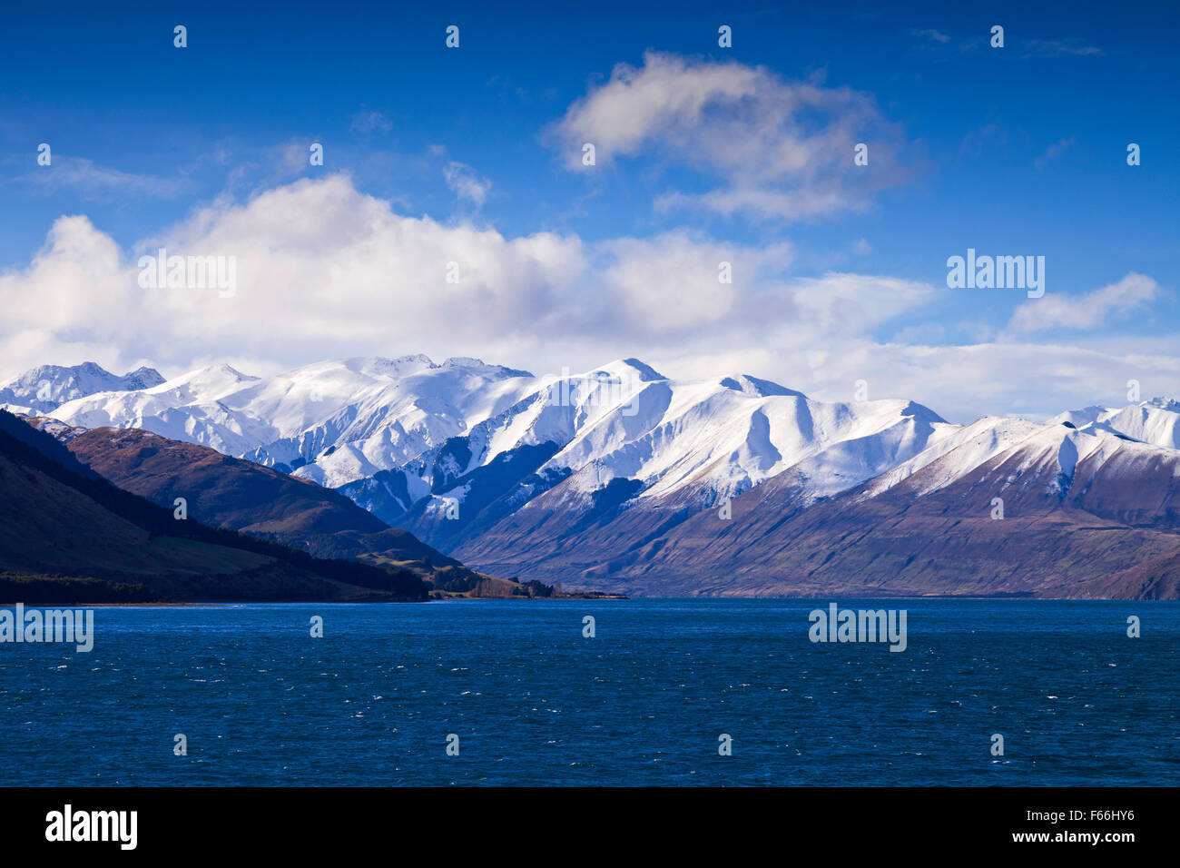 Isola del Sud lo scenario paesaggistico di Central Otago, Nuova Zelanda Foto Stock