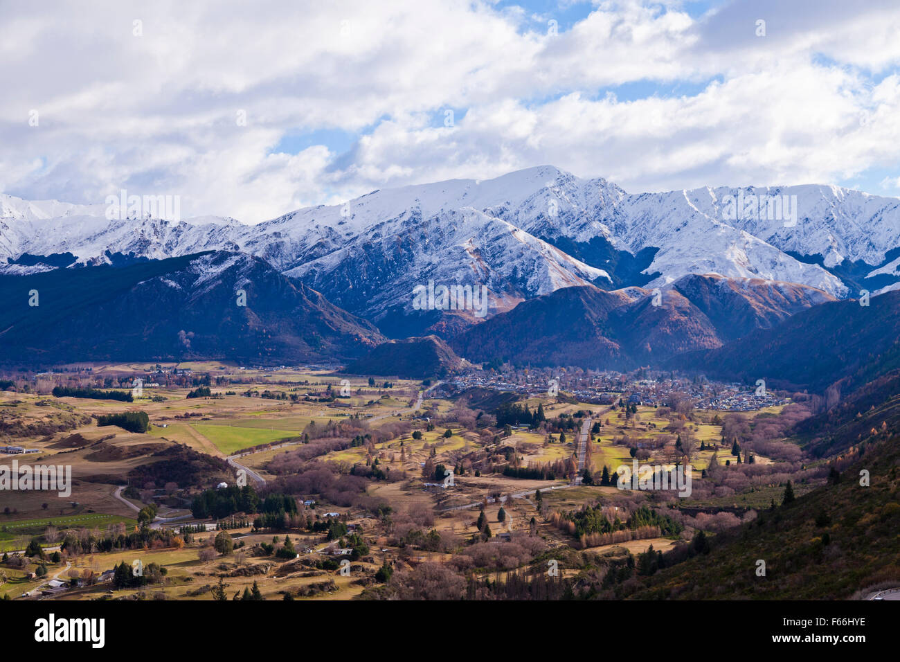 Arrowtown, Isola del Sud di Central Otago, Nuova Zelanda Foto Stock