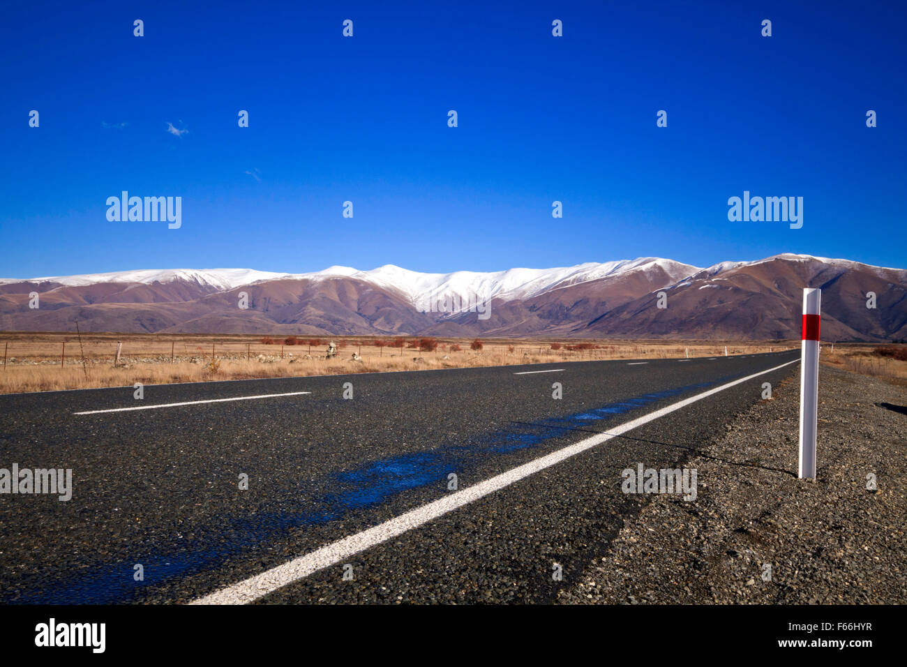 Isola del Sud viaggio foto. Central Otago e Canterbury, Nuova Zelanda Foto Stock