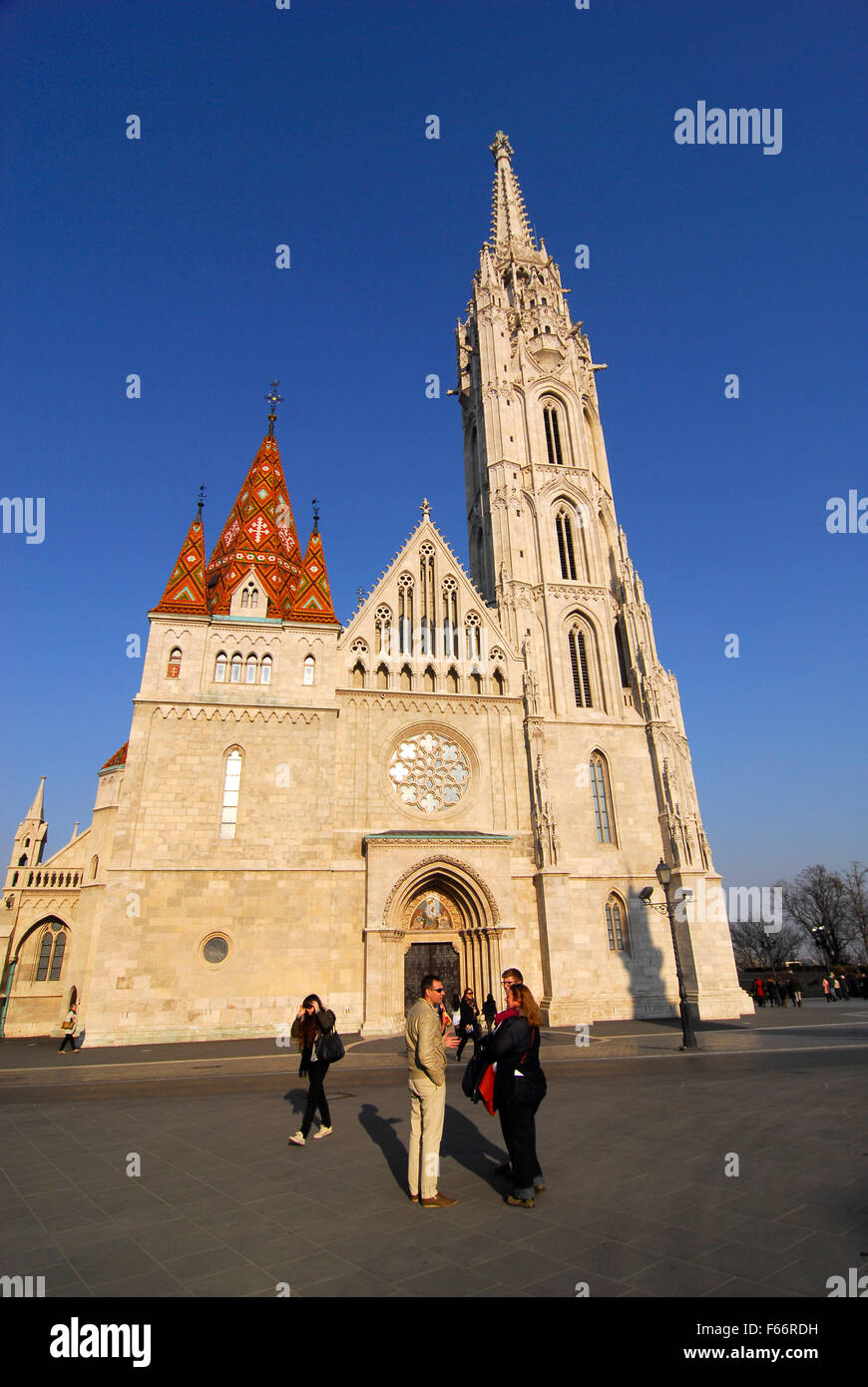 La Chiesa di San Mattia, Matyas templom, Budapest, Ungheria Foto Stock