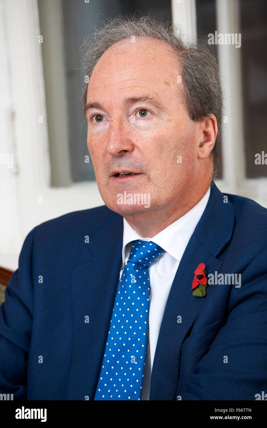 CHARLES MOORE al oldie pranzo letterario 10-11-15 Foto Stock