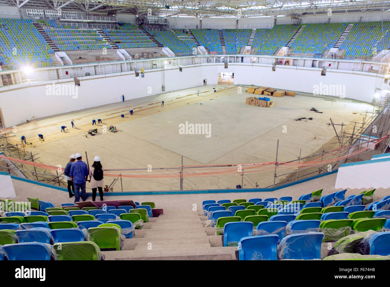 Rio de Janeiro Olympic Park in Barra da Tijuca, Rio de Janeiro Foto Stock