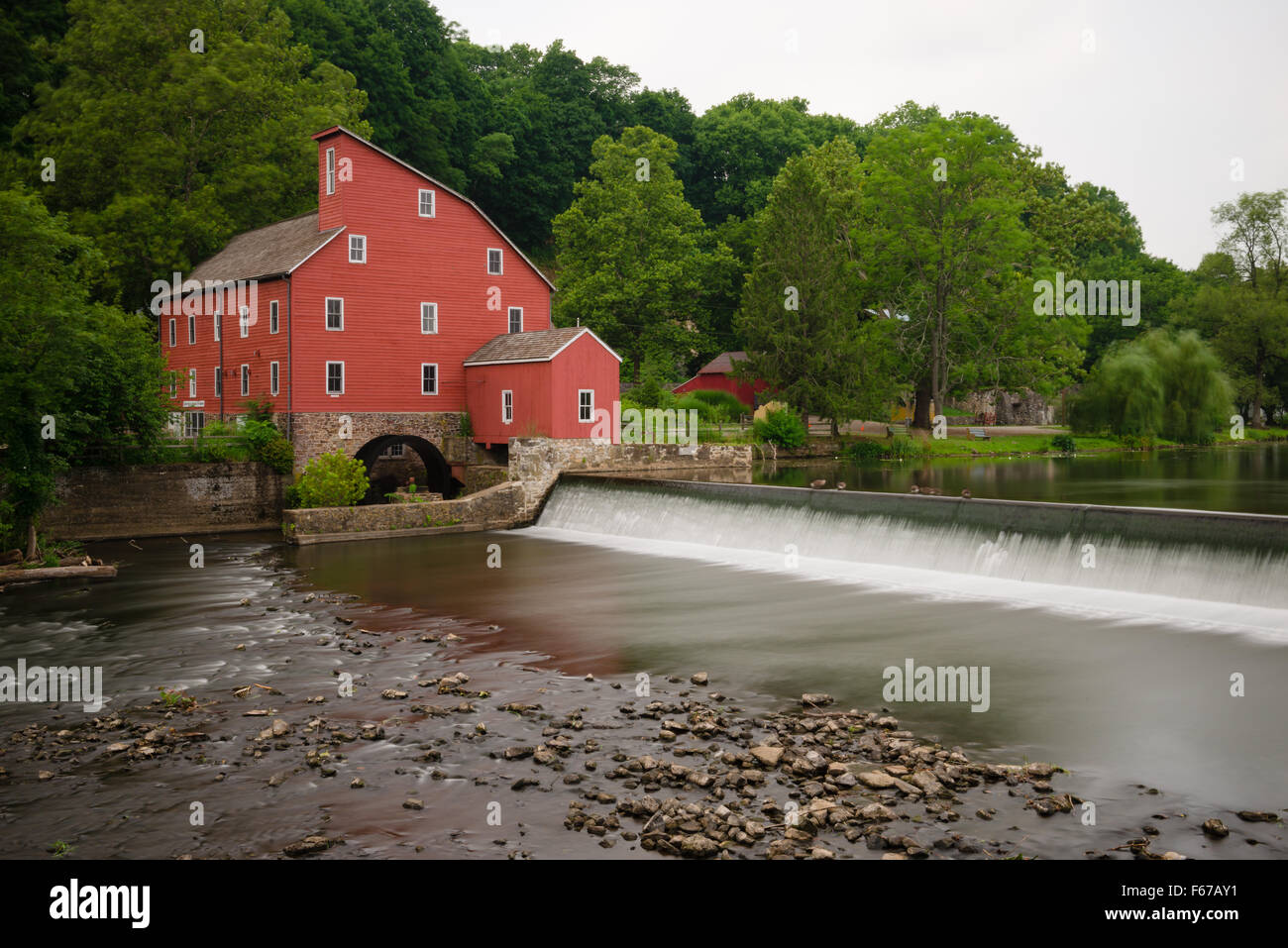 Clinton Mill, New Jersey in estate Foto Stock