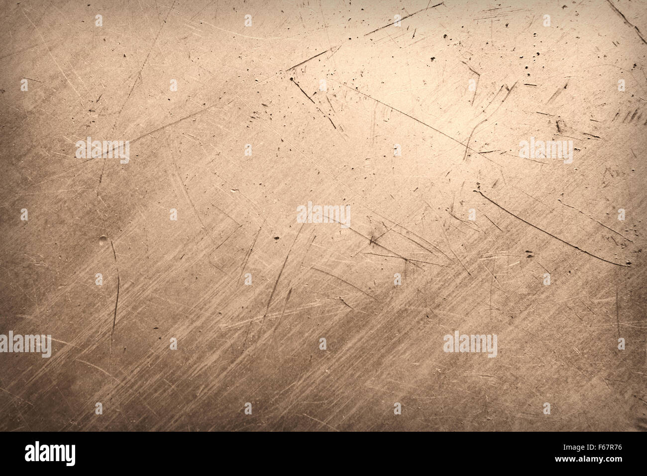 Graffiato texture metallica Foto Stock