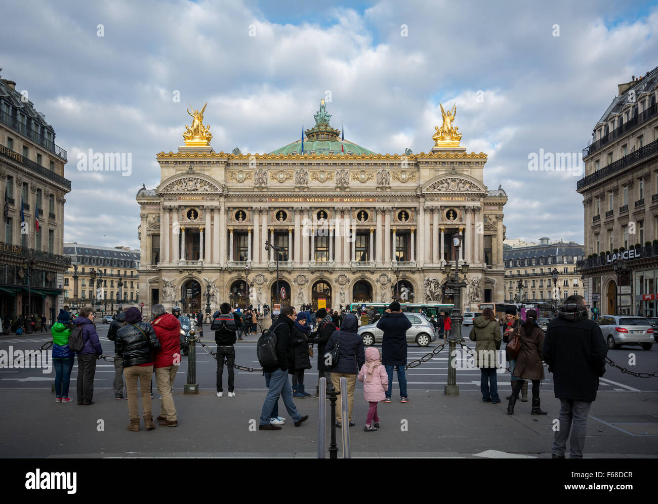 La casa dell'Opera di Parigi e il teatro Foto Stock