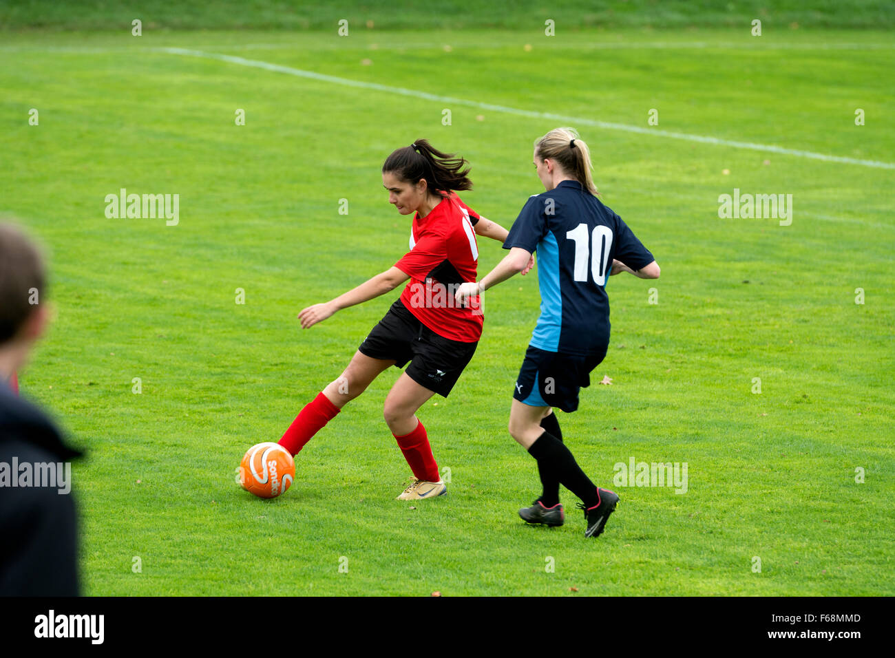 Università sport UK - Calcio femminile Foto Stock