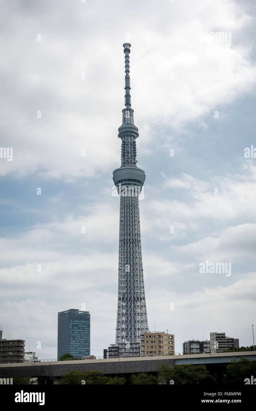 La torre Skytree a Tokyo in Giappone Foto Stock