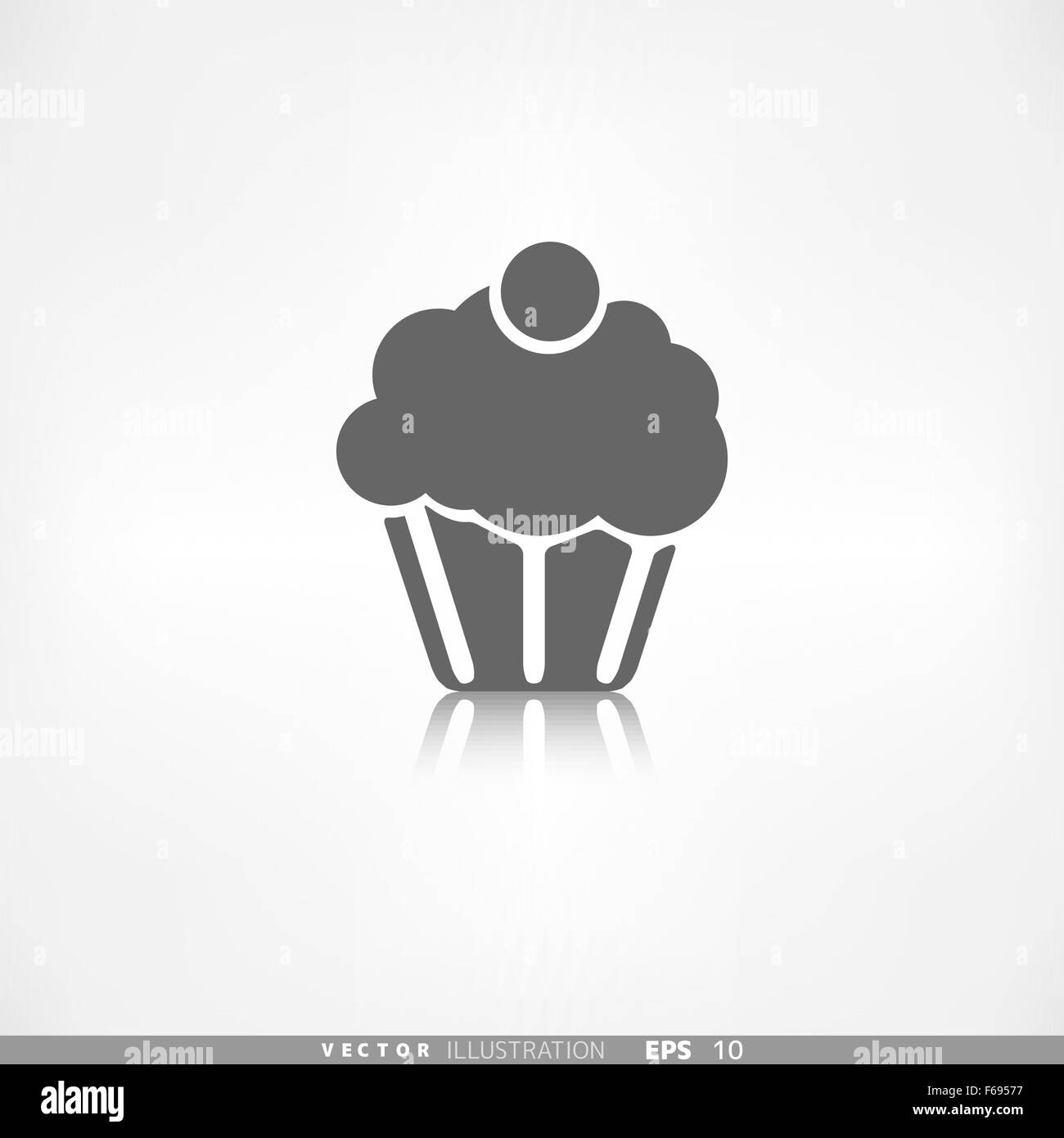 Icona della torta web Illustrazione Vettoriale