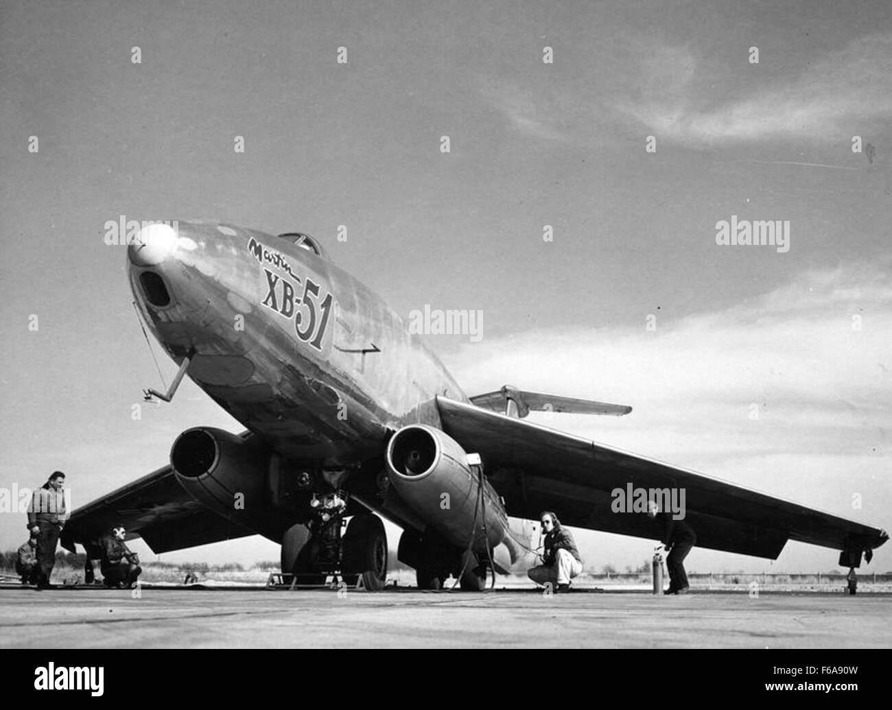 XB-51 bassa gambale anteriore 2 Foto Stock