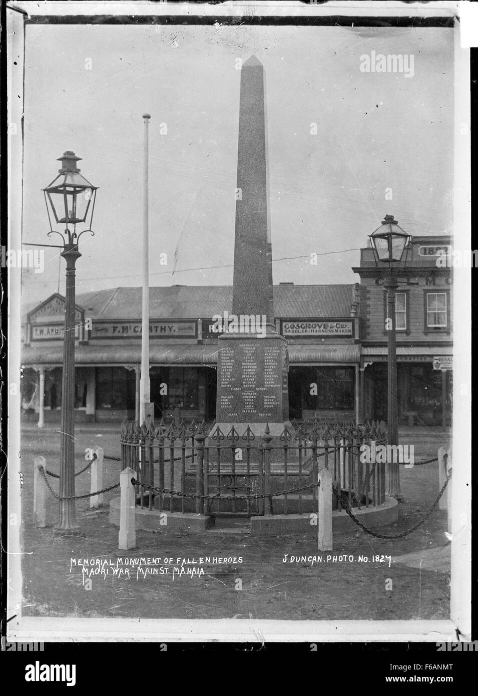 Monumento ai caduti in Nuova Zelanda le guerre, in Foto Stock