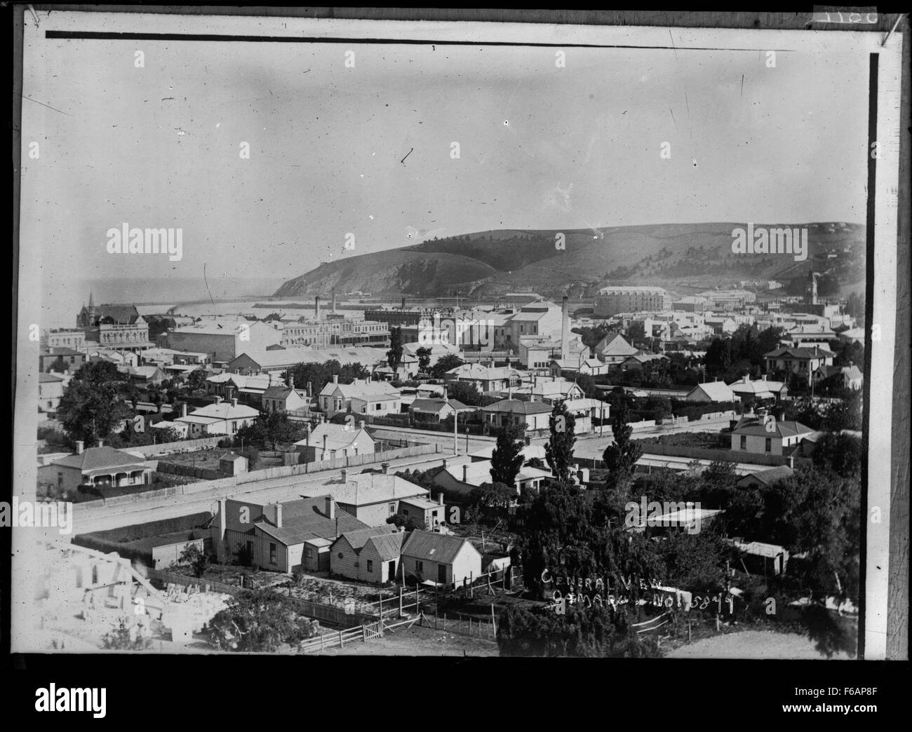 Oamaru è una città costiera della nuova Zelanda, conosciuta per la sua architettura vittoriana e il suo significato storico. È un punto di accesso per esplorare la regione di Otago e le sue bellezze naturali, comprese le vicine colonie di pinguini. Foto Stock