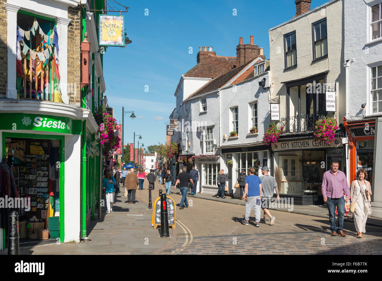 La King's Mile, Palace Street, Canterbury, nel Kent, England, Regno Unito Foto Stock