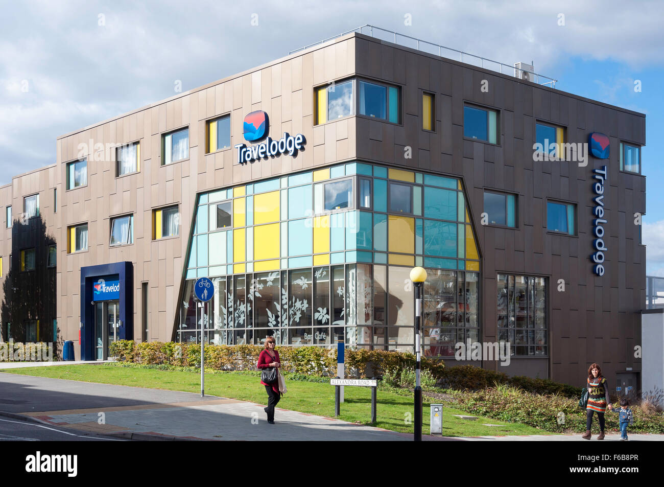 Travelodge Hotel Alexandra Road Aldershot, Hampshire, Inghilterra, Regno Unito Foto Stock