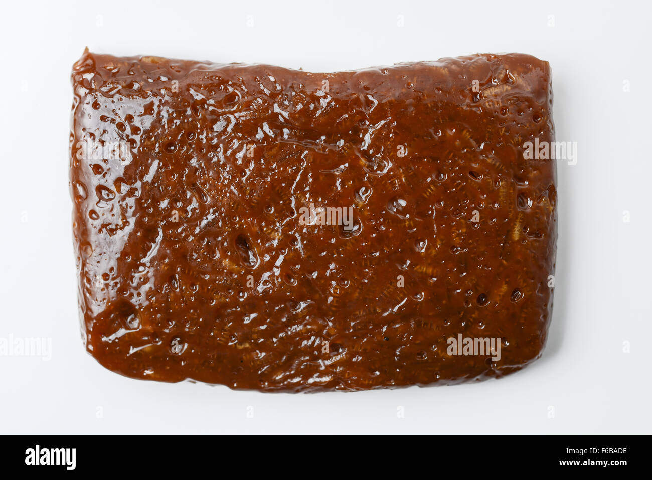 Riso glutinoso cotto con zucchero di Palm Foto Stock