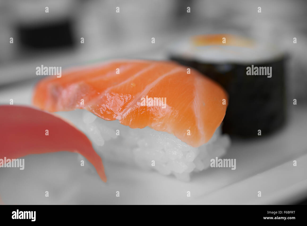 Close up di sushi Foto Stock