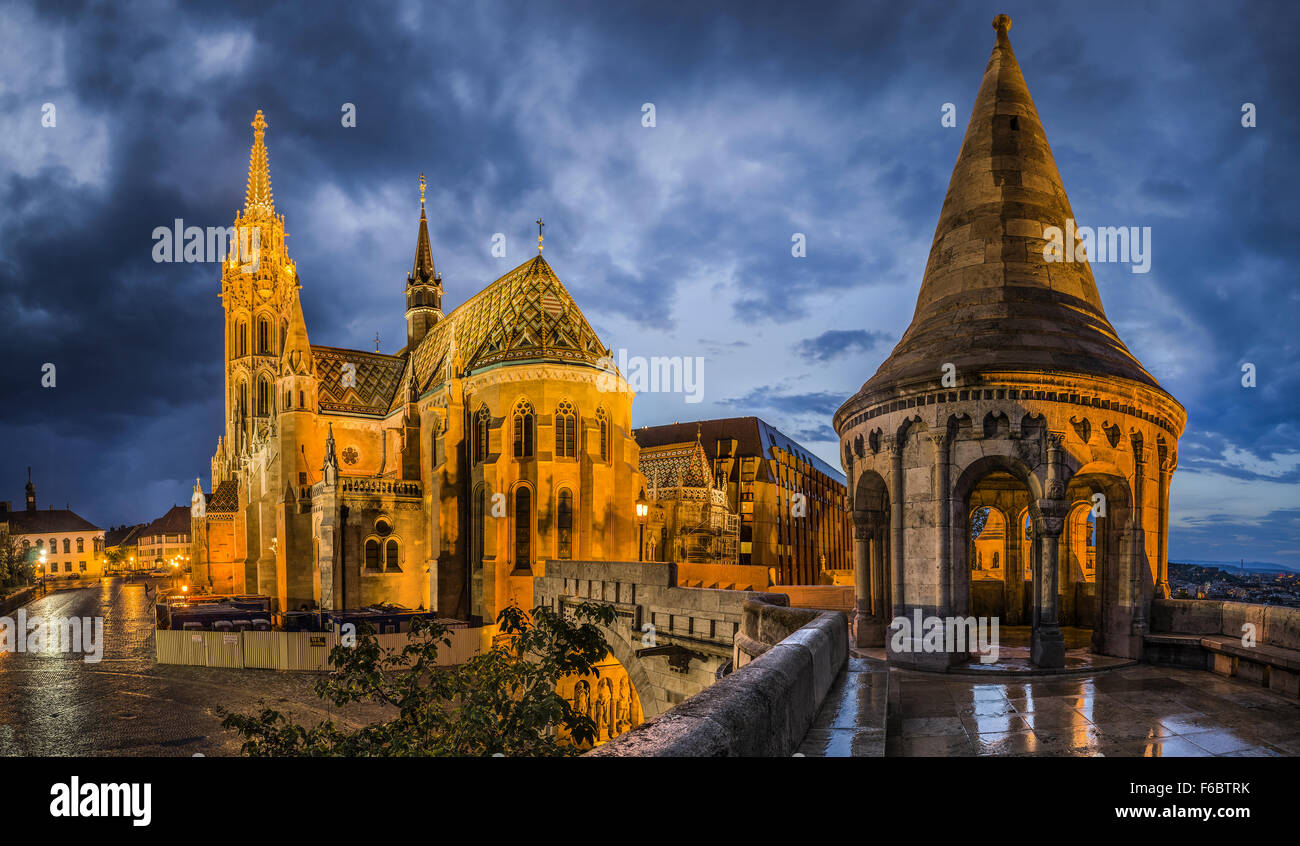 Ungheria, Budapest, Saint la chiesa di Matthias Foto Stock