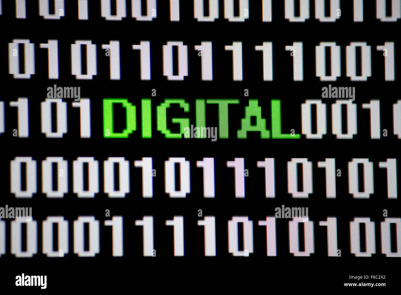 Symbolbild: digitales Leben: digitale . Foto Stock