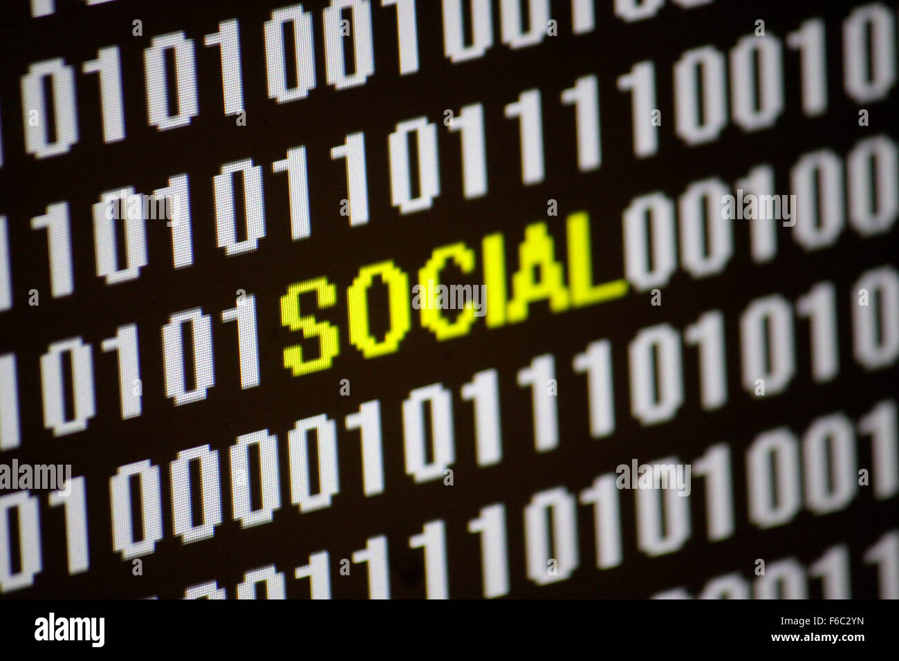 Symbolbild: digitales Leben: sociale. Foto Stock