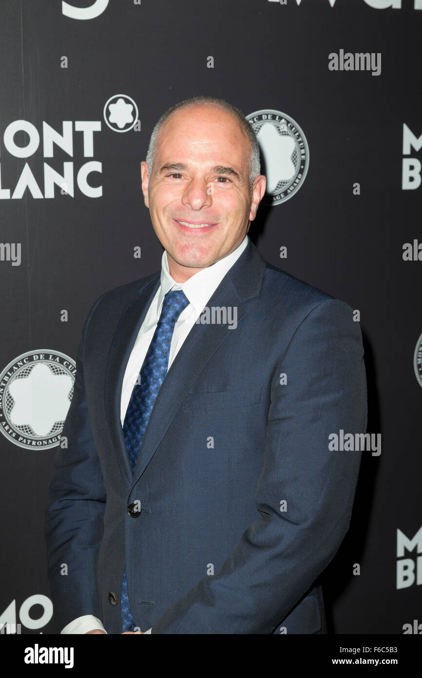 New York, NY - Novembre 10, 2015: Mike Giannattasio assiste xxiv anno di anniversario del Montblanc de la Culture Arts Patronage Award a Kappo Masa Foto Stock