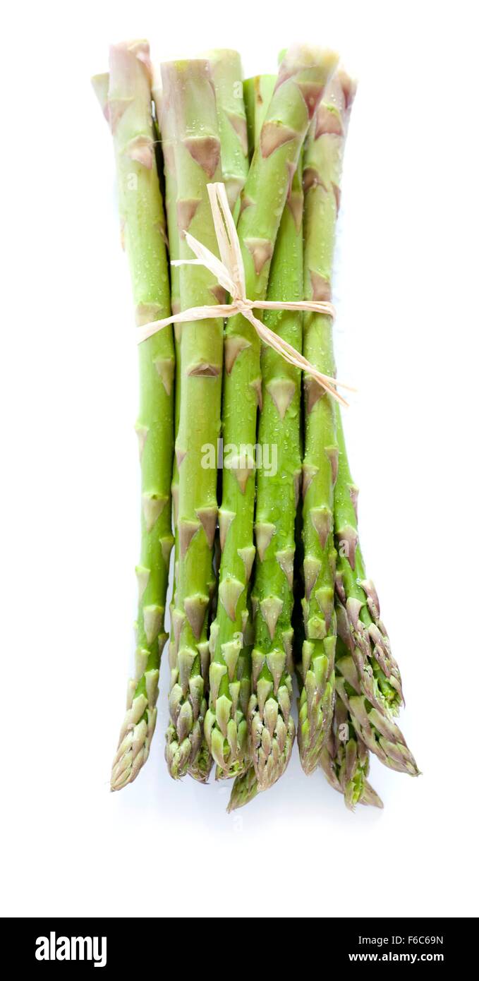 Gli asparagi verdi (senza sfondo) Foto Stock