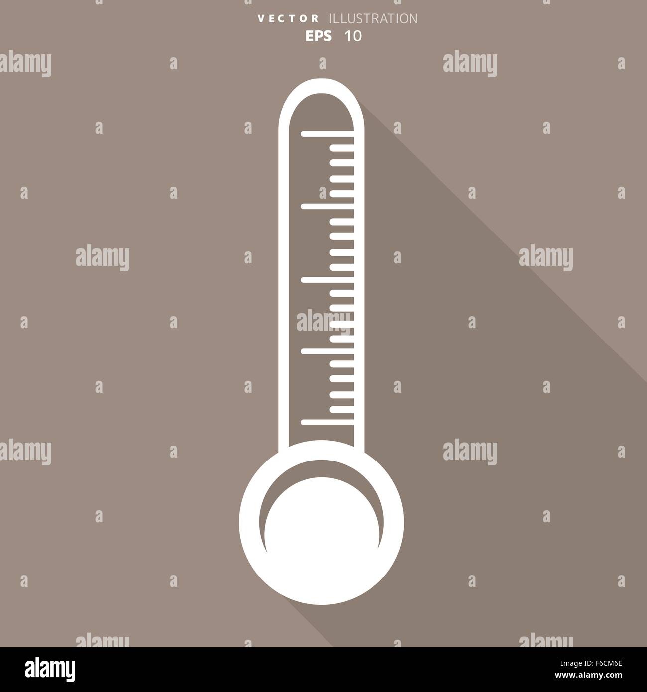 Termometro web, icona Illustrazione Vettoriale