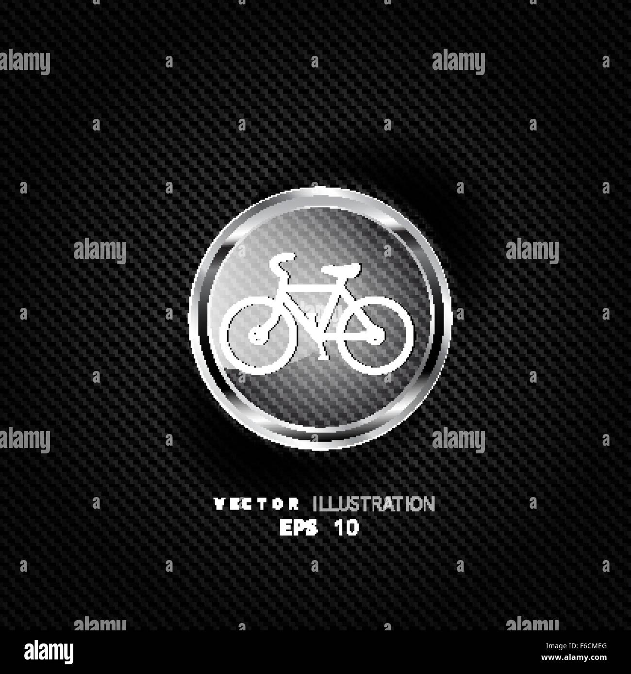 Hipster retrò icona della bicicletta Illustrazione Vettoriale