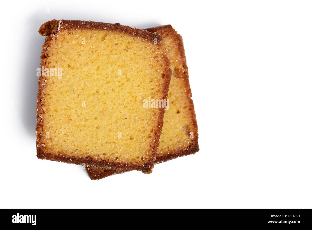 Croccante pane cotto con il burro e lo zucchero Foto Stock