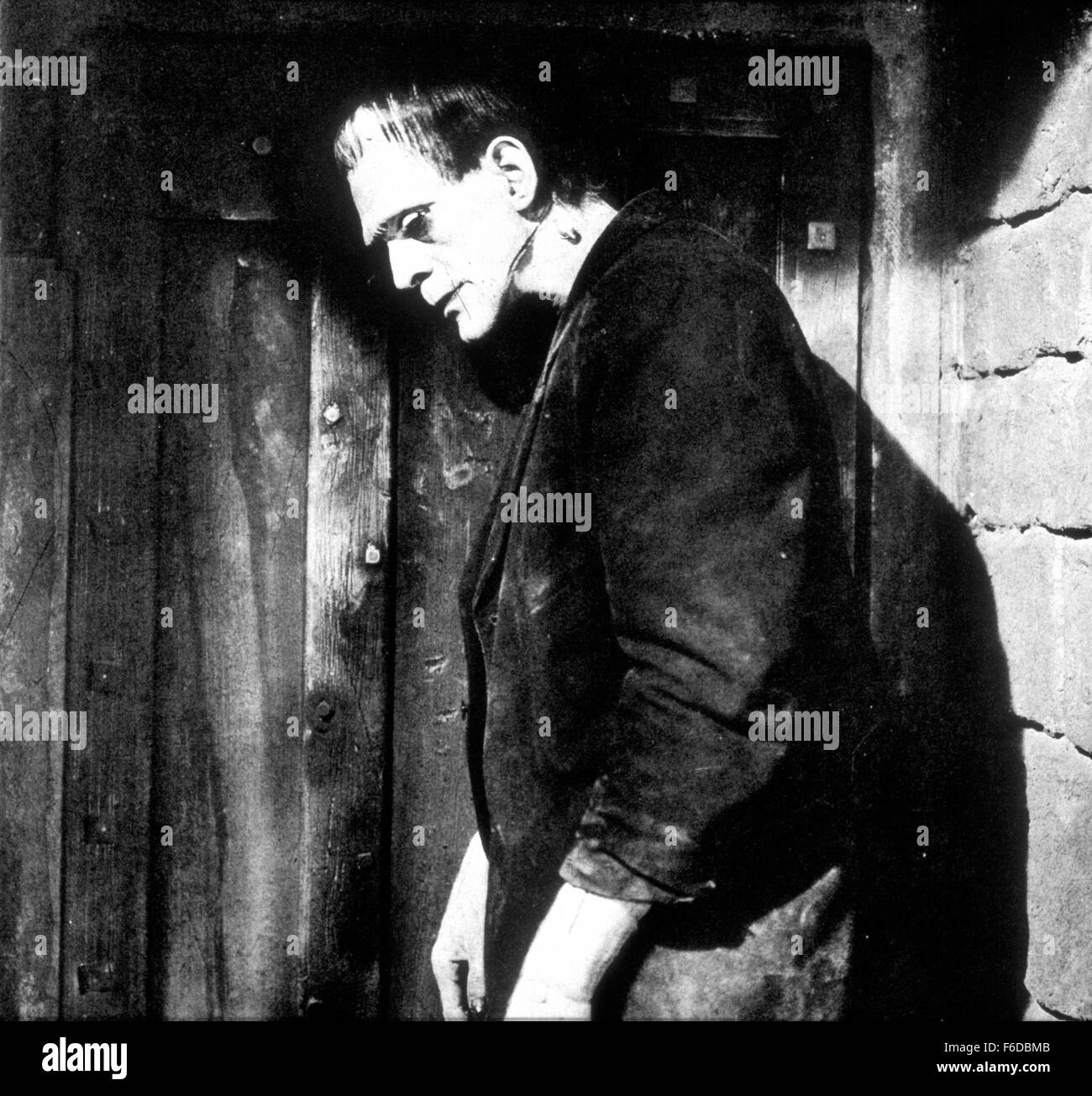 Data di rilascio: 21 novembre 1931. Il titolo del filmato: Frankenstein. STUDIO: Universal Pictures. Trama: Henry Frankenstein è un medico che sta cercando di scoprire un modo per rendere i morti a piedi. Egli suceeds e crea un mostro che ha a che fare con la vita di nuovo. Nella foto: BORIS KARLOFF come il mostro. Foto Stock
