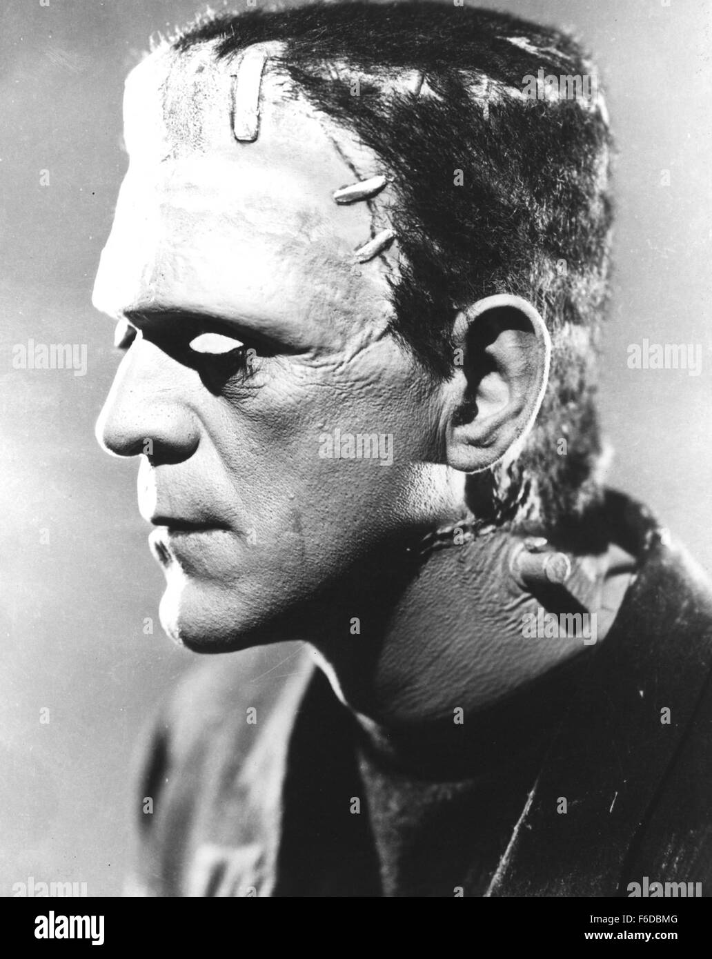 Data di rilascio: 21 novembre 1931. Il titolo del filmato: Frankenstein. STUDIO: Universal Pictures. Trama: Henry Frankenstein è un medico che sta cercando di scoprire un modo per rendere i morti a piedi. Egli suceeds e crea un mostro che ha a che fare con la vita di nuovo. Nella foto: BORIS KARLOFF come il mostro. Foto Stock